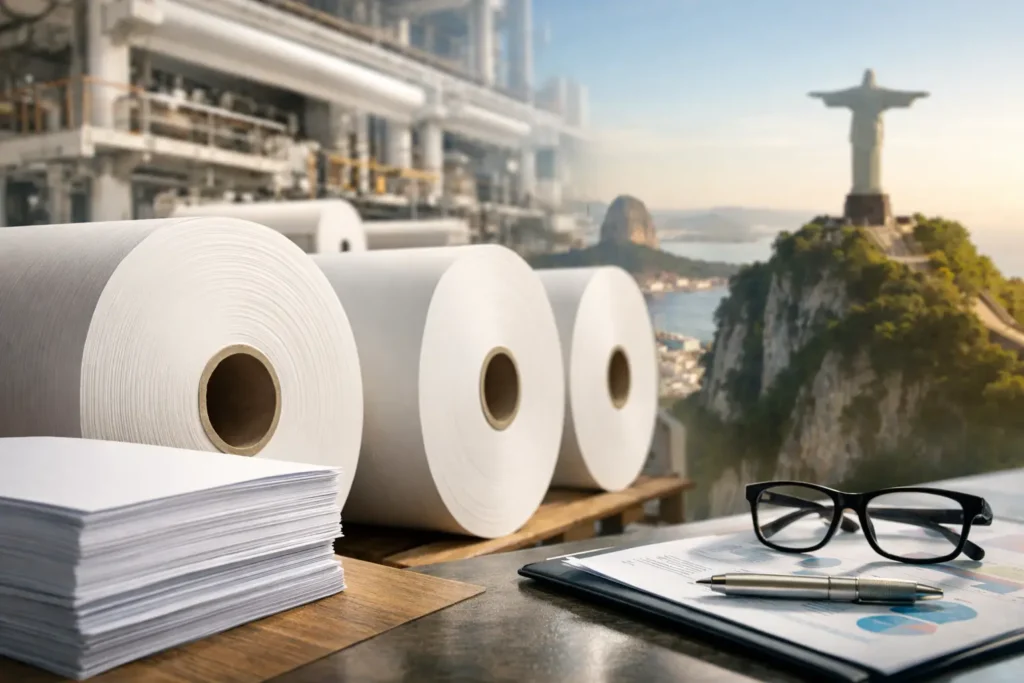 Mercado de papel no Brasil em foco
