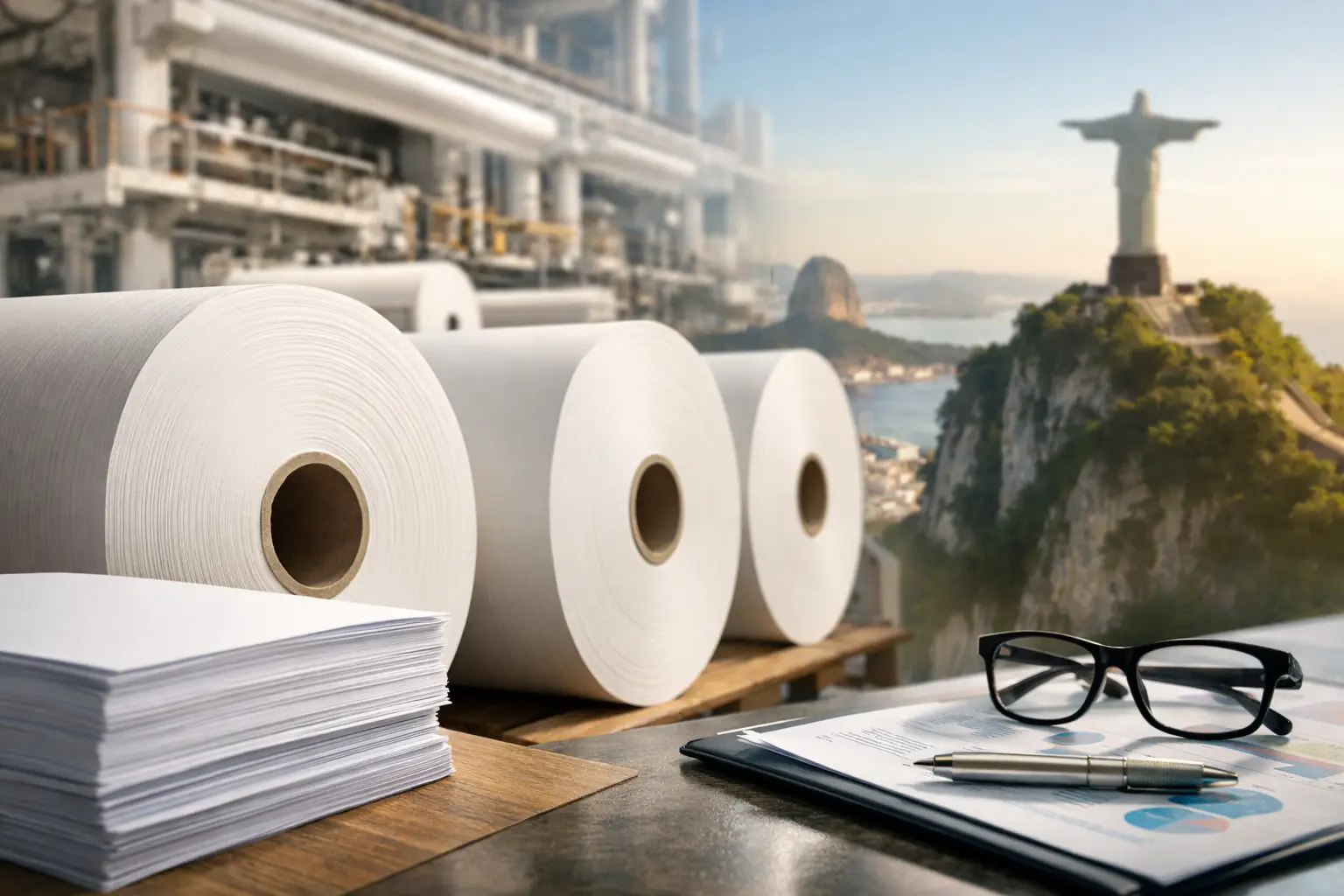 Mercado de papel no Brasil em foco
