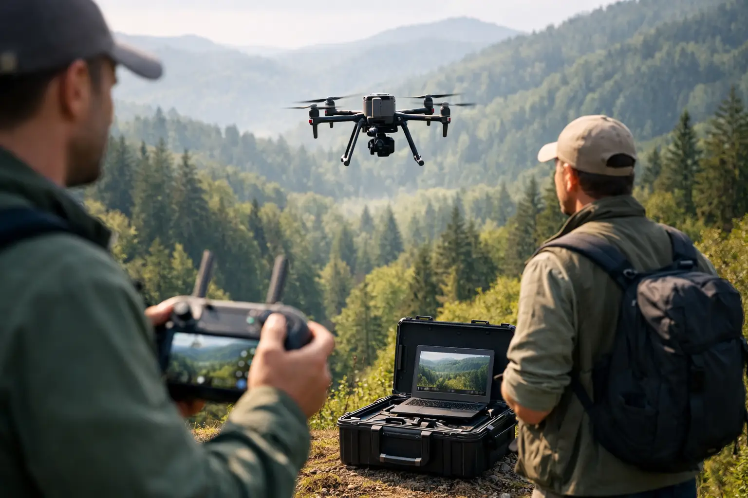 Análise de drones florestais na prática