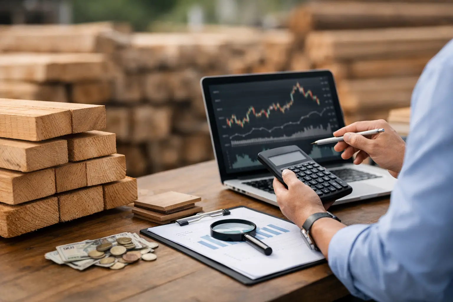 Como analisar preço da madeira na prática