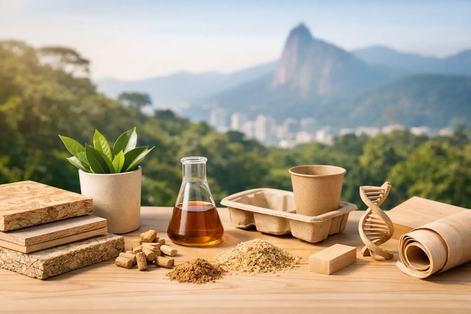 Tendências em biomateriais de madeira no Brasil