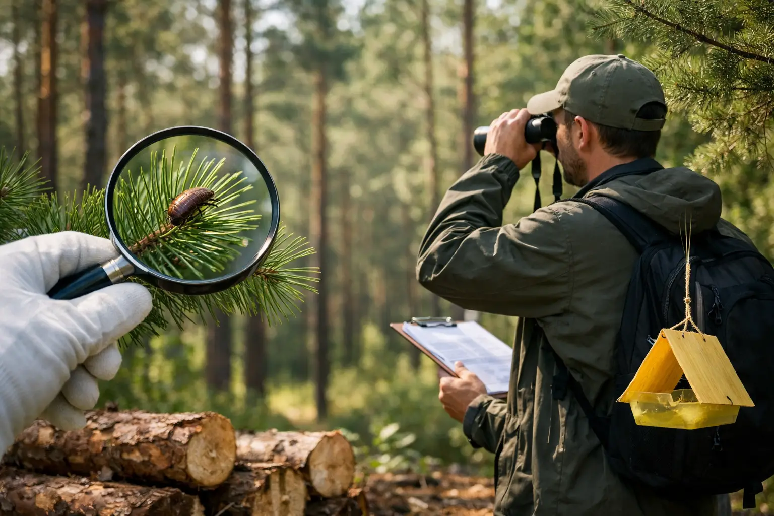 Melhores práticas contra pragas florestais