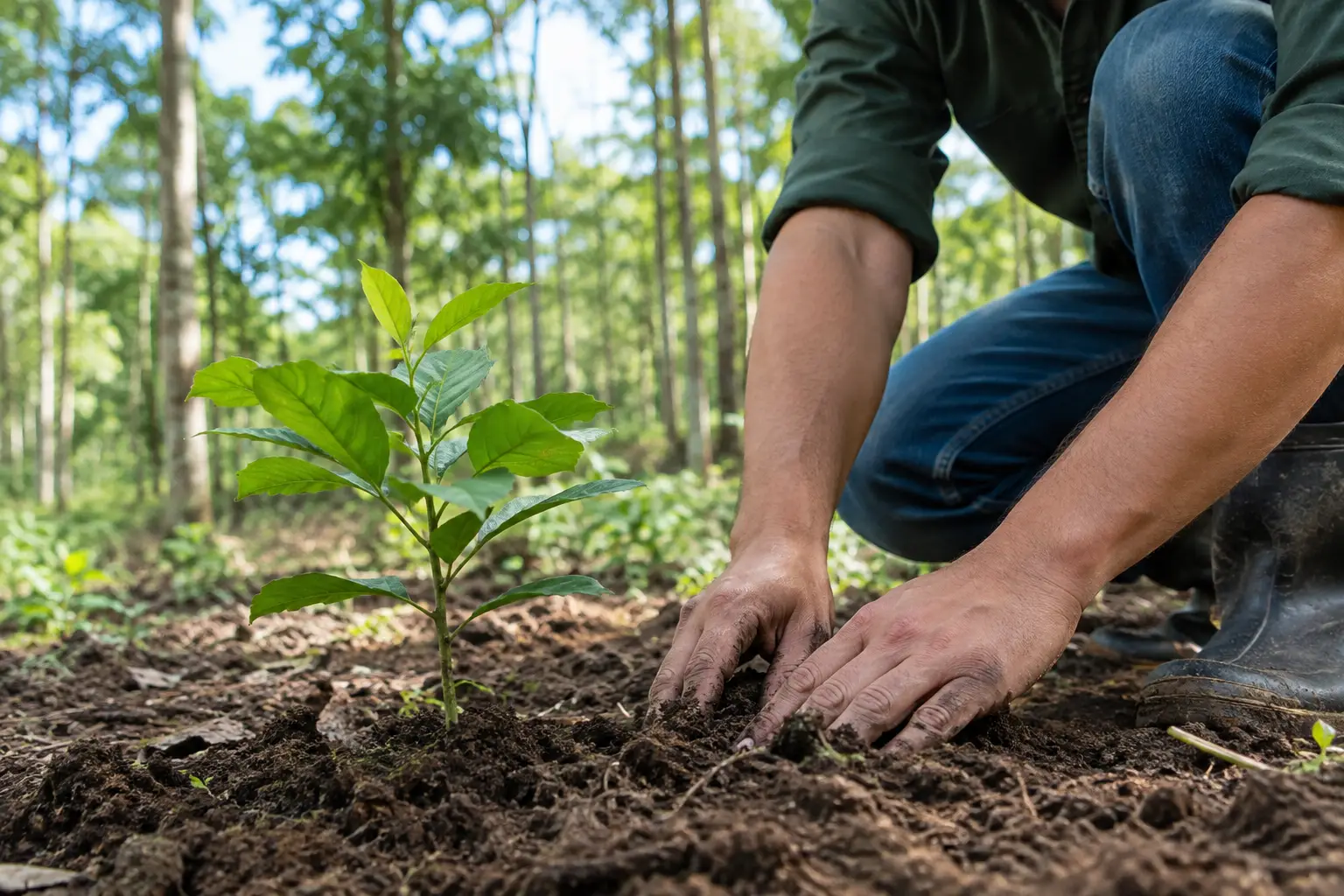 Como reduzir compactação do solo em florestas