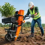 Equipamentos para plantio florestal na operação
